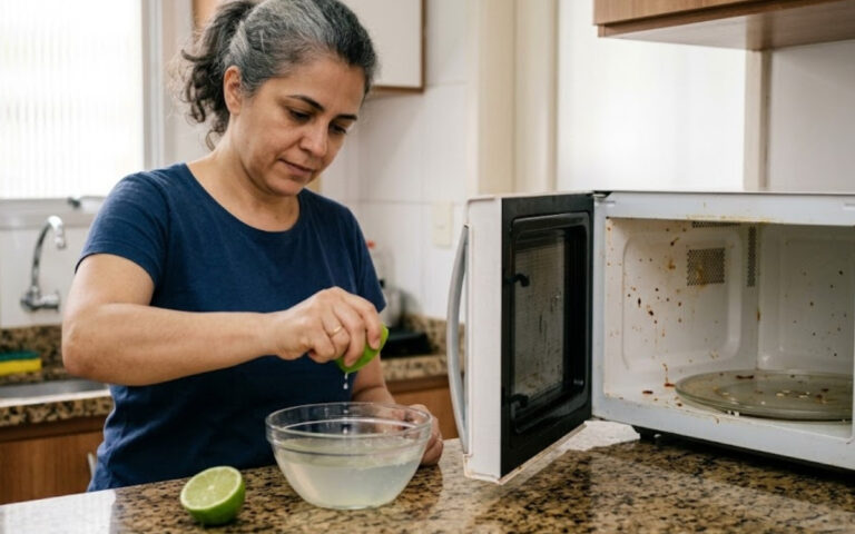 Como limpar o micro-ondas com segurança