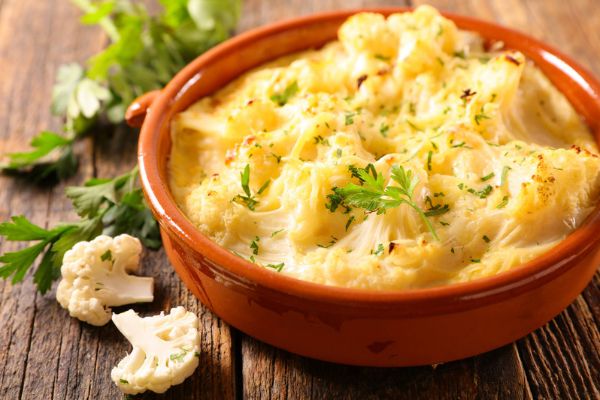 Couve-flor gratinada na airfryer: fácil, cremosa e leve 2 Couve-flor gratinada na airfryer.