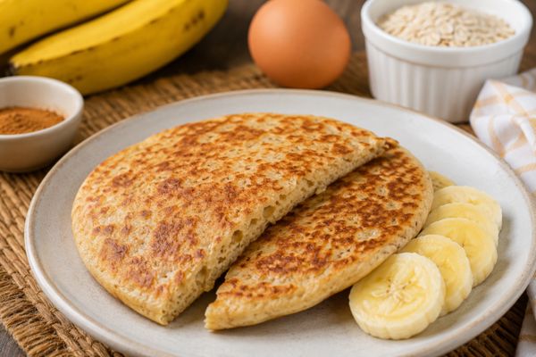 Pão de frigideira com 3 ingredientes: fácil, saudável e rápido 2 Pão de frigideira com 3 ingredientes.