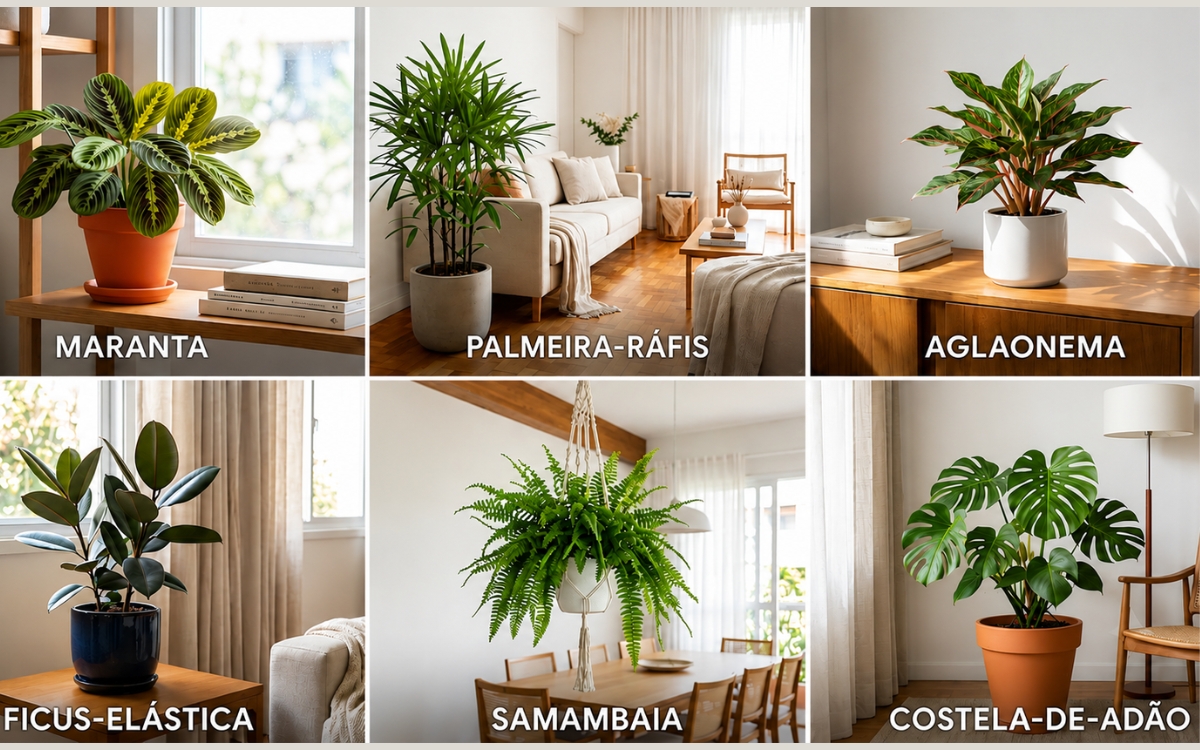 Quer mais bem-estar em casa? 12 plantas fáceis de cuidar para ter no apartamento 3 Plantas para apartamento