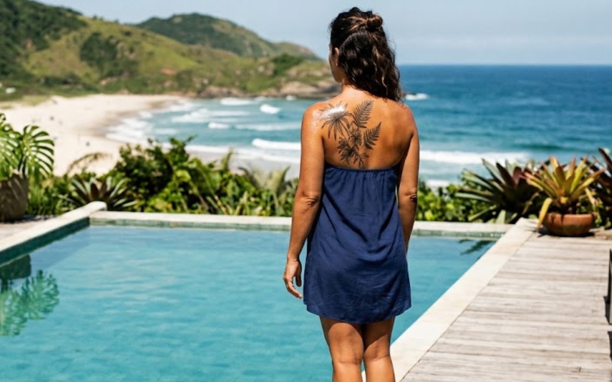 Fez tatuagem? Veja quando piscina, mar e banheira deixam de ser problema 1 Quantos dias após fazer tatuagem pode entrar na piscina