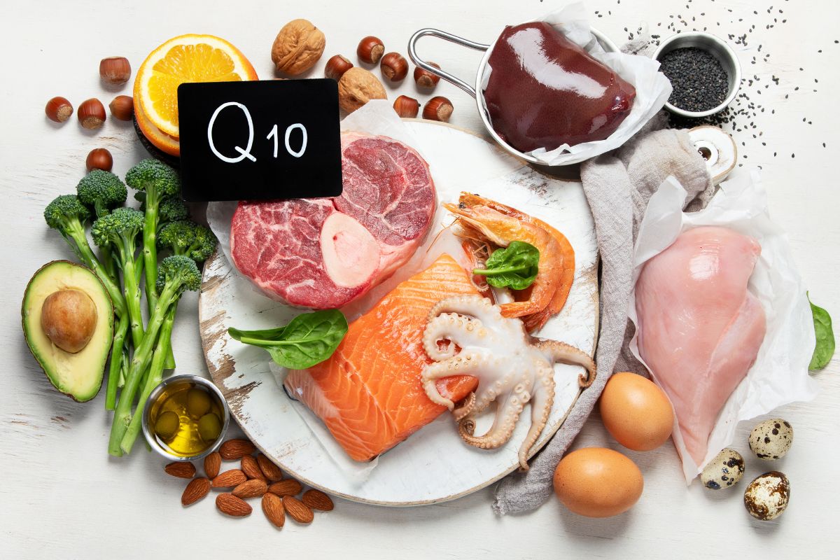 alimentos ricos em coenzima Q10.