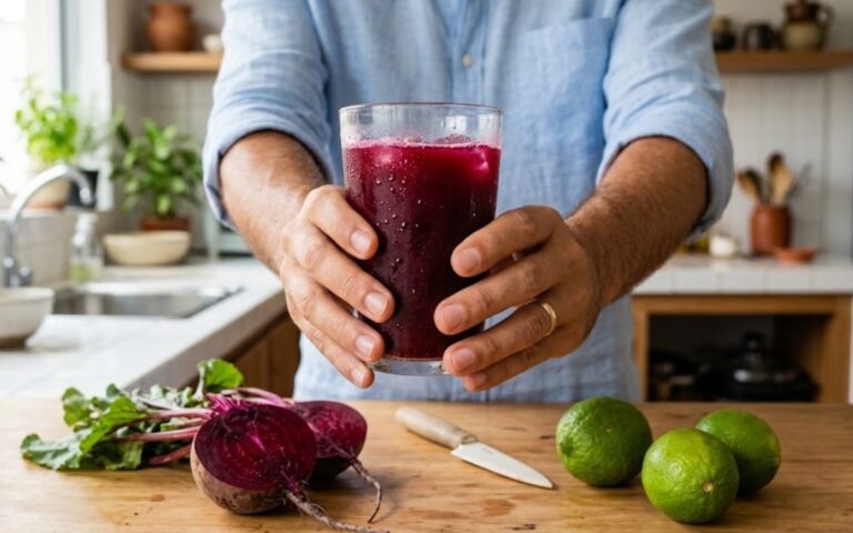 Benefícios do suco de beterraba com limão