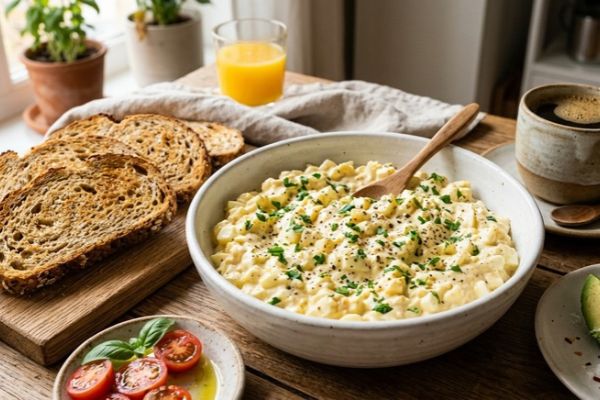 Patê cremoso de ovo: fica pronto rápido e combina com vários lanches 2 Patê de ovo cremoso.