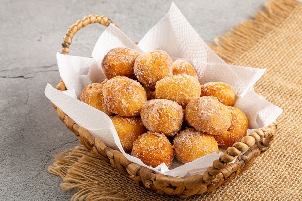 bolinho de chuva light sem fritura.