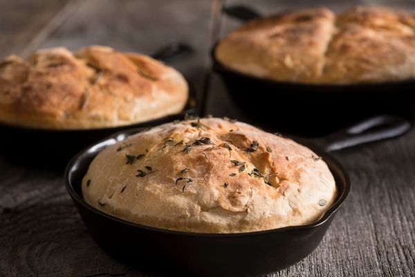 pão de maisena de frigideira.