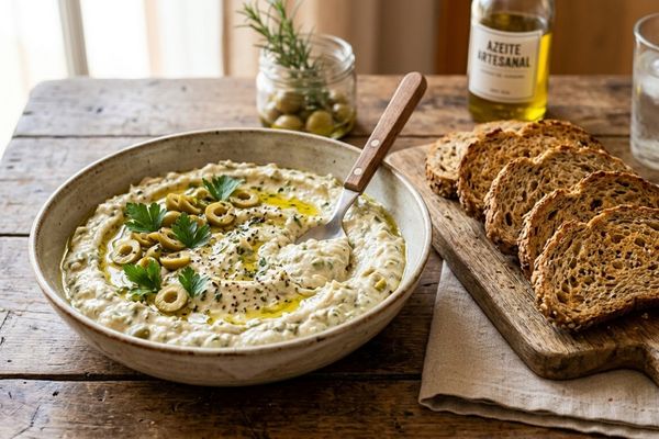 Patê de alho com azeitonas: receita fácil, cremosa e saudável 2 patê de alho com azeitonas.