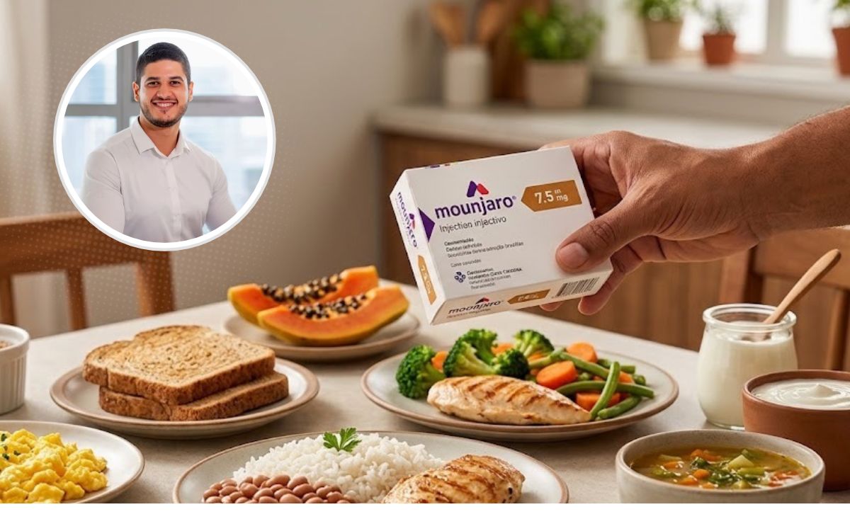 Cardápio para quem toma Mounjaro.