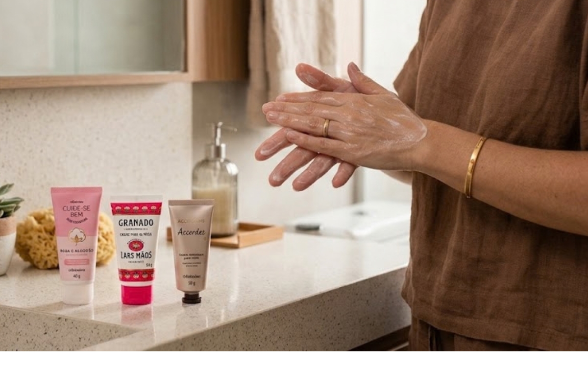 Creme para as mãos não precisa custar caro para hidratar de verdade. Estas 5 opções são baratinhas e podem fazer diferença na rotina. 3 Creme para as mãos que são baratinhos e hidratam de verdade
