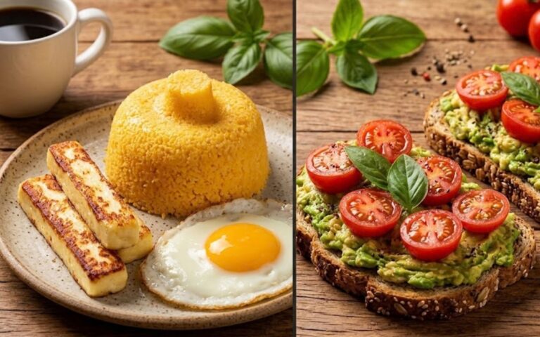 Cuscuz ou pão integral