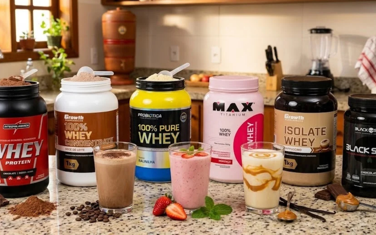 Melhores sabores de whey