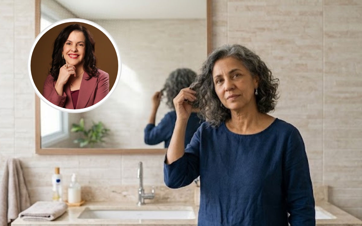 Menopausa deixa os fios do cabelo mais frágeis e exige cuidado redobrado com procedimentos químicos 1 Menopausa e queda de cabelo
