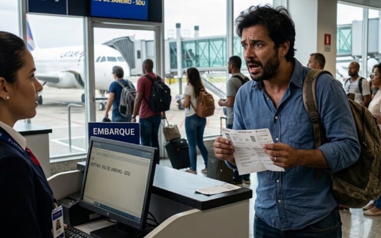Passageiro chega ao portão com passagem comprada, mas fica sem assento no avião; entenda o que é overbooking no voo e quando cabe indenização 2 O que é overbooking no voo