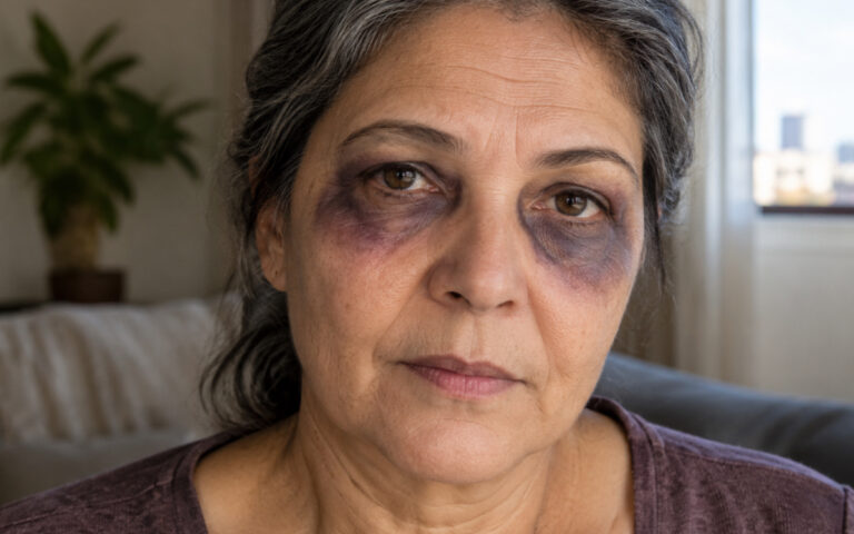 Olhos de guaxinim