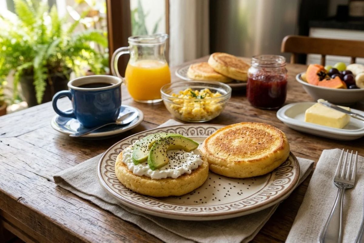 Pão de frigideira sem glúten: fofinho, fácil e pronto em 15 minutos 1 Pão de frigideira sem glúten.