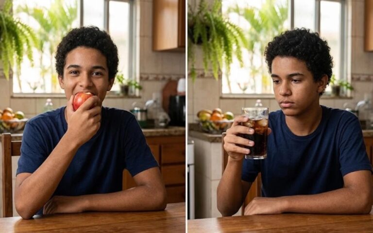 Depressão e ansiedade: frutas e refrigerantes entraram na investigação sobre a saúde mental dos adolescentes; veja o que os pesquisadores descobriram 2 Saúde mental dos adolescentes
