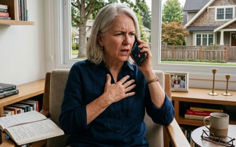Ela ficou furiosa ao telefone com o plano de saúde. Horas depois, foi parar no hospital com a “síndrome do coração partido” 3 Síndrome do coração partido