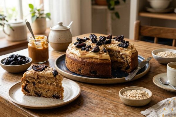 Bolo de ameixa com doce de leite: fofinho, úmido e fácil de fazer 2 bolo de ameixa com doce de leite.