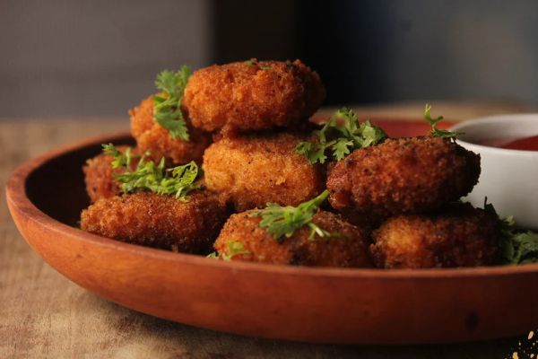 croquete de carne moída na airfryer.