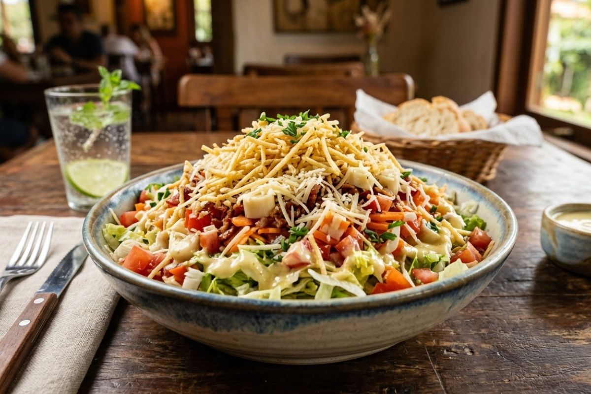 A salada Juliana fica muito mais saborosa com este molho simples de limão e mostarda 1 salada juliana.