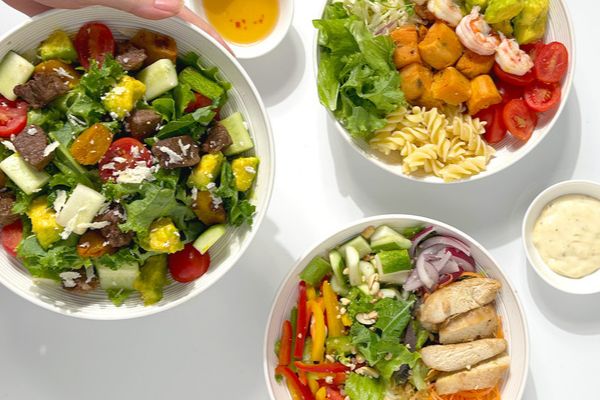 Salada proteica para a semana: prepare tudo de uma vez 2 salada proteica para a semana.