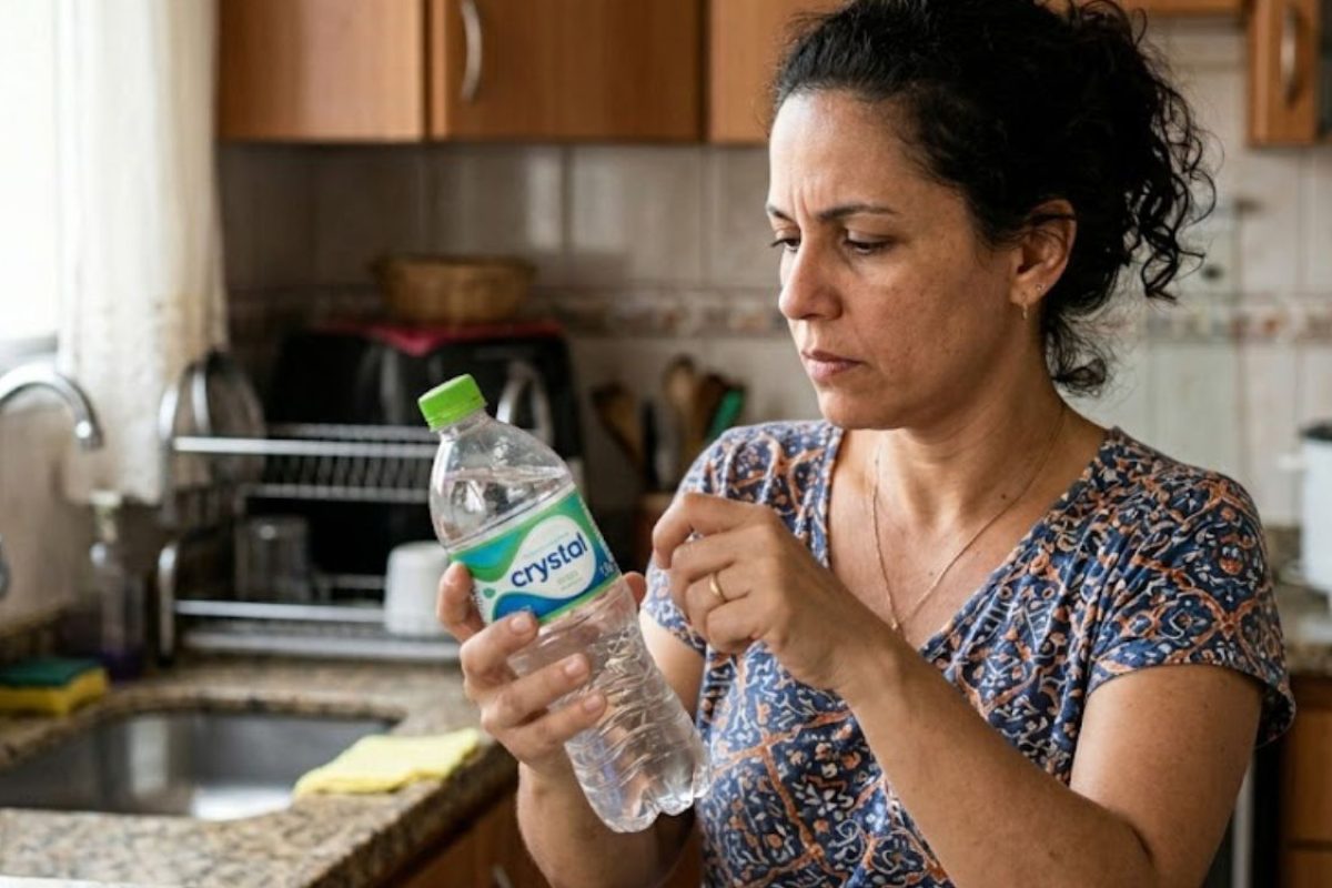 Água mineral contaminada