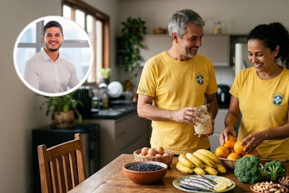 Alimentos saudáveis.