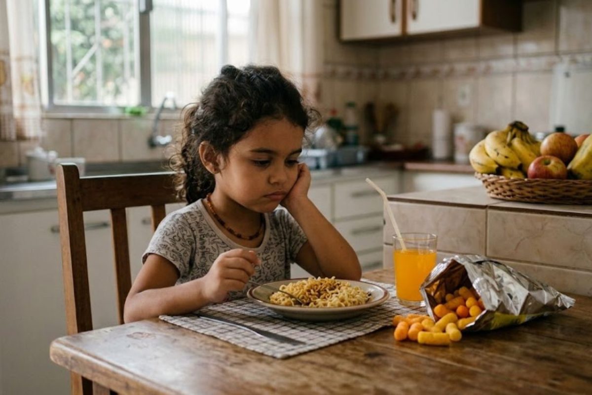 Alimentos ultraprocessados na infância / SaúdeLab