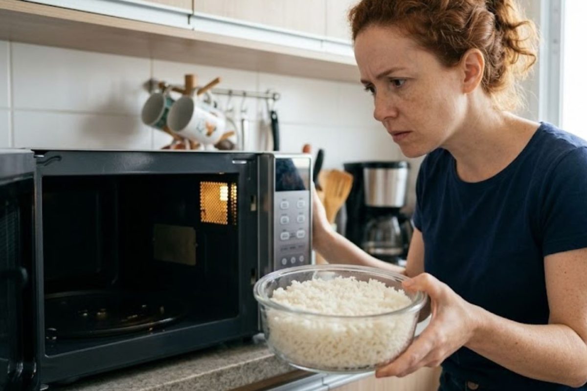 Arroz requentado faz mal