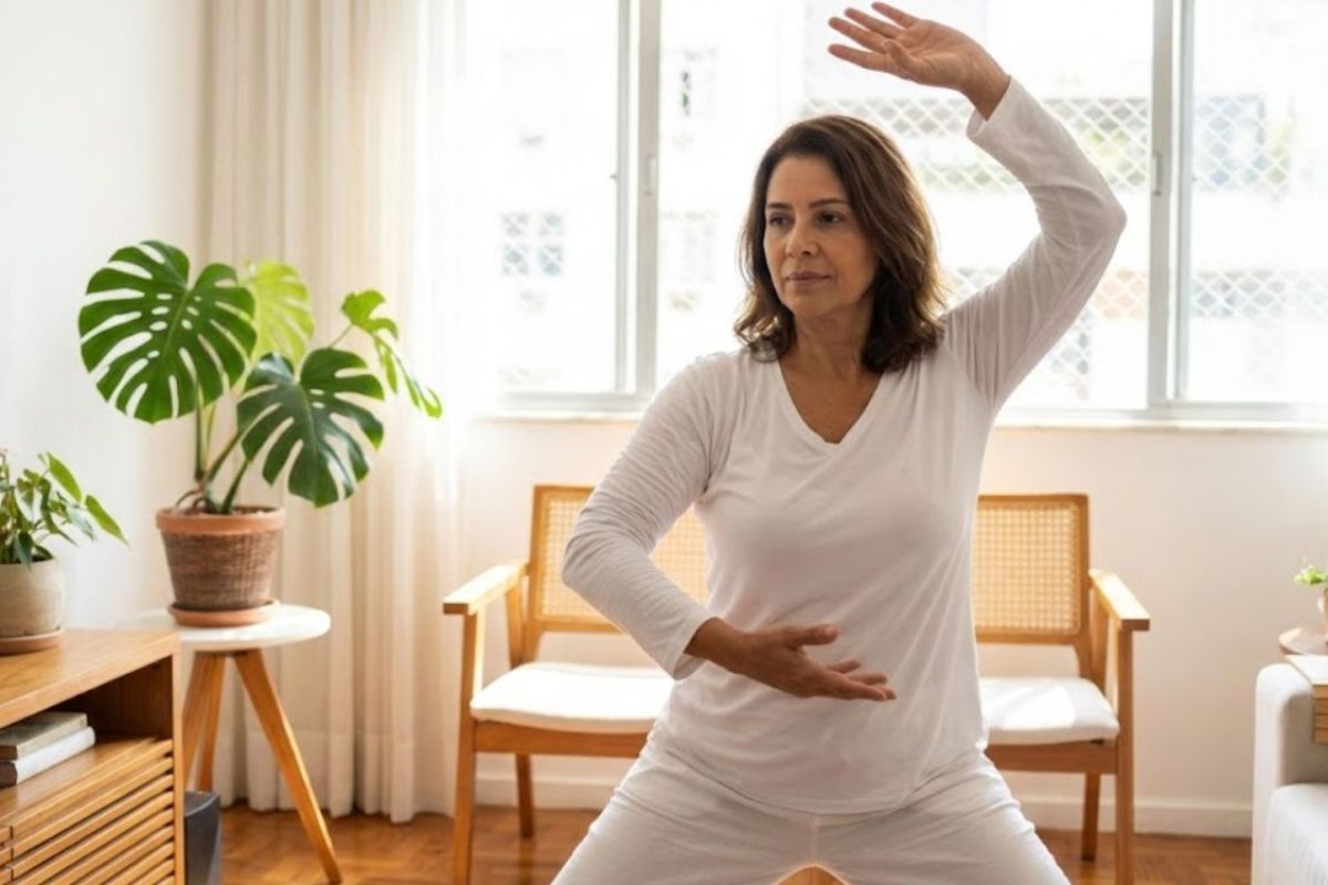 Baduanjin para pressão alta Imagem/SaúdeLab