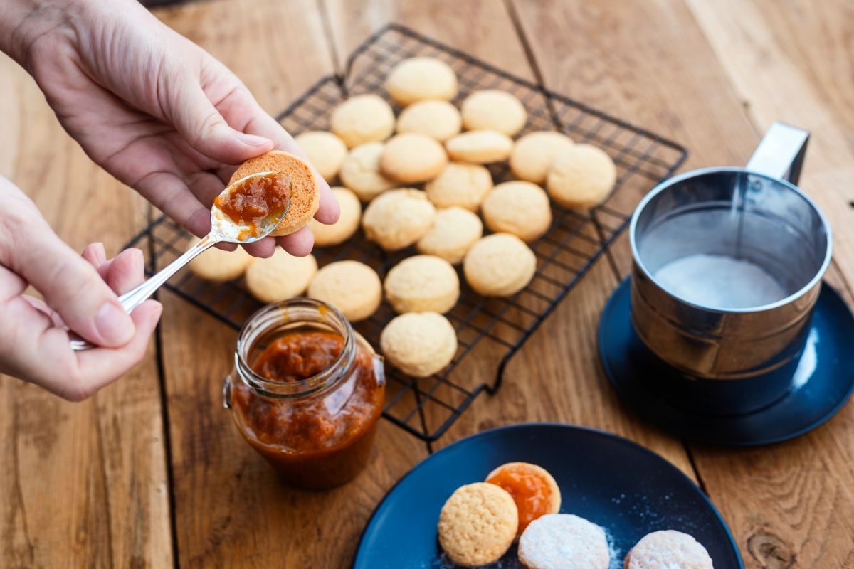 Biscoito de nata.