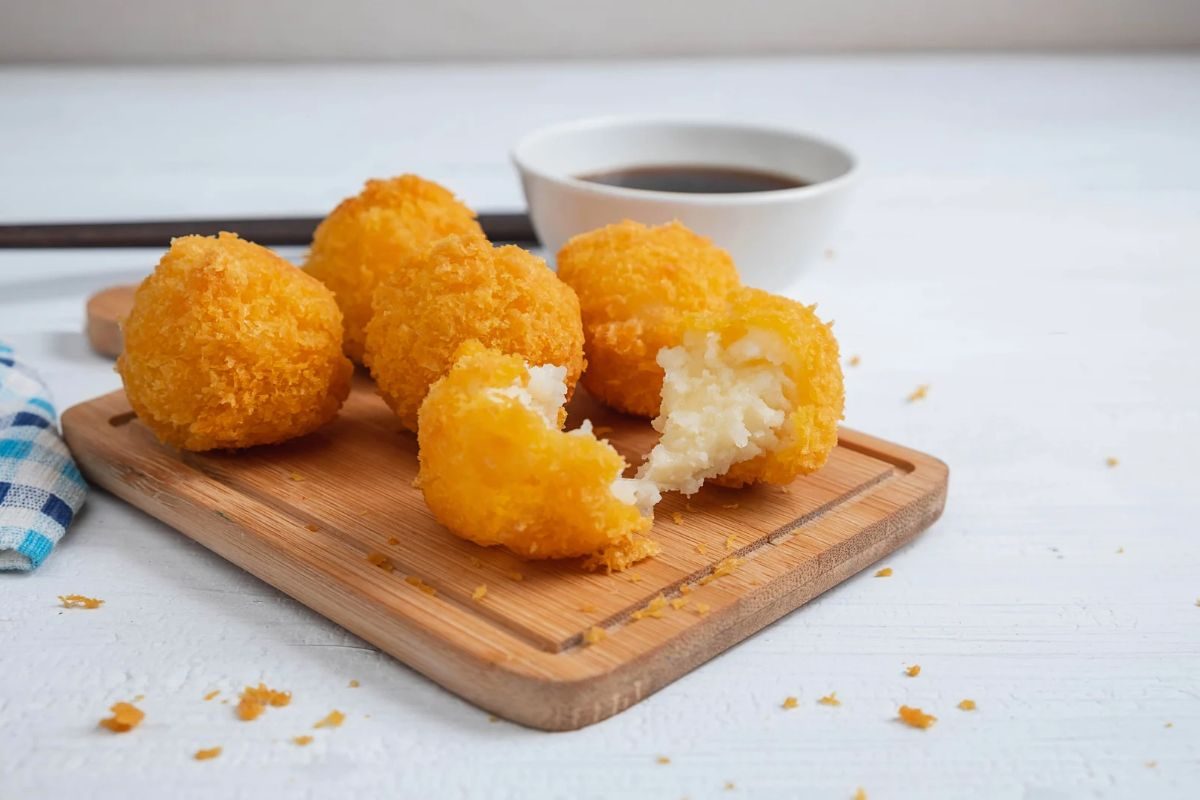 Bolinho de queijo na airfryer.