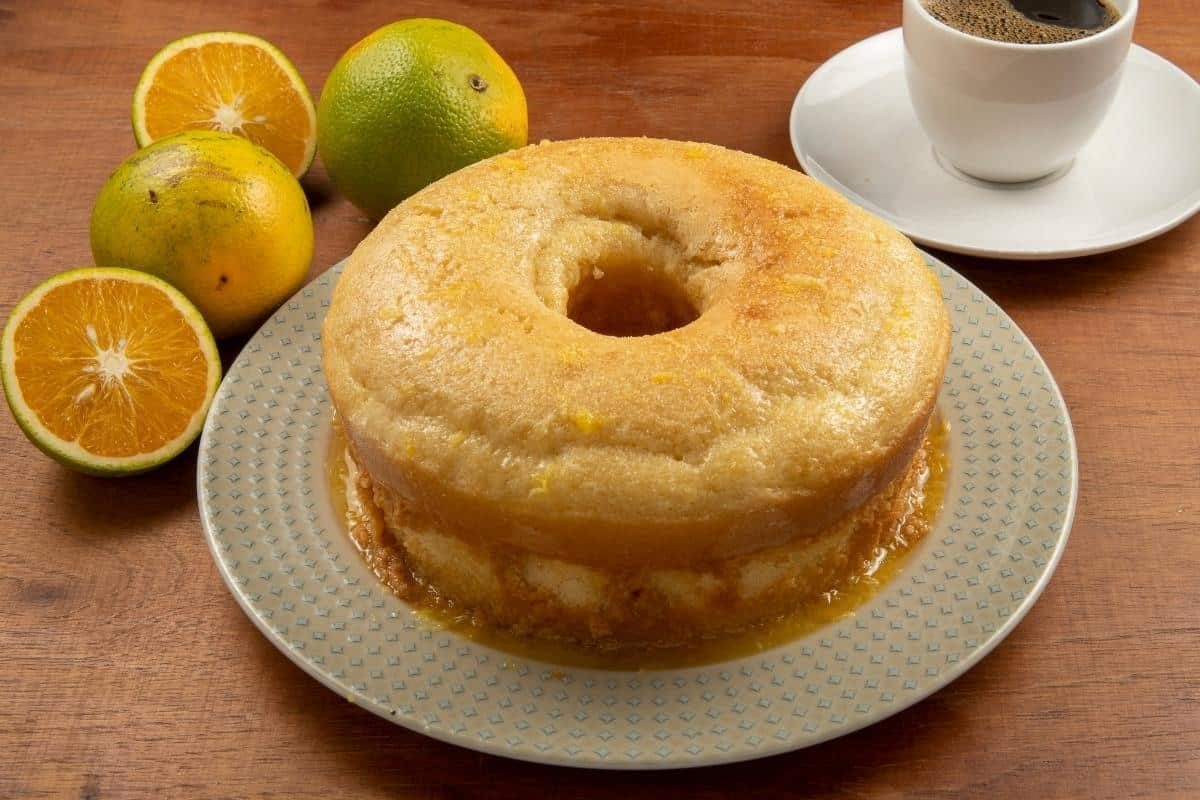 Bolo de laranja fofinho sem glúten