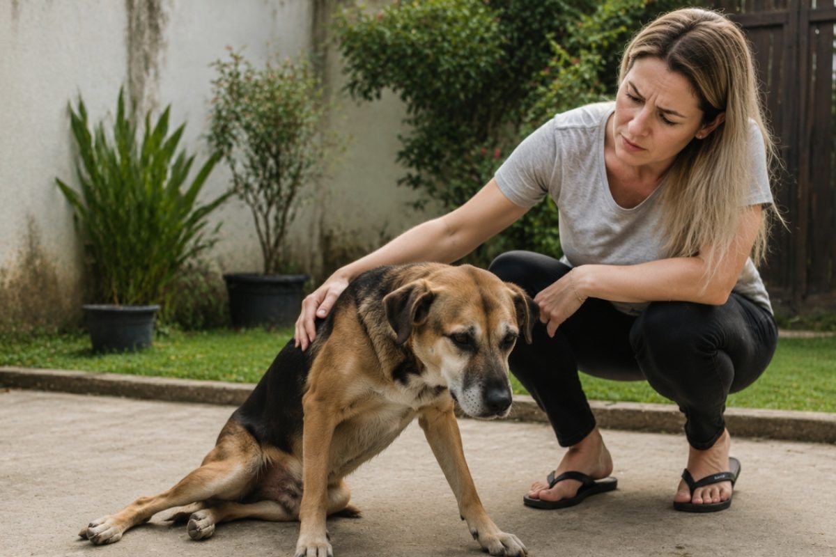 Cachorro com fraqueza nas pernas