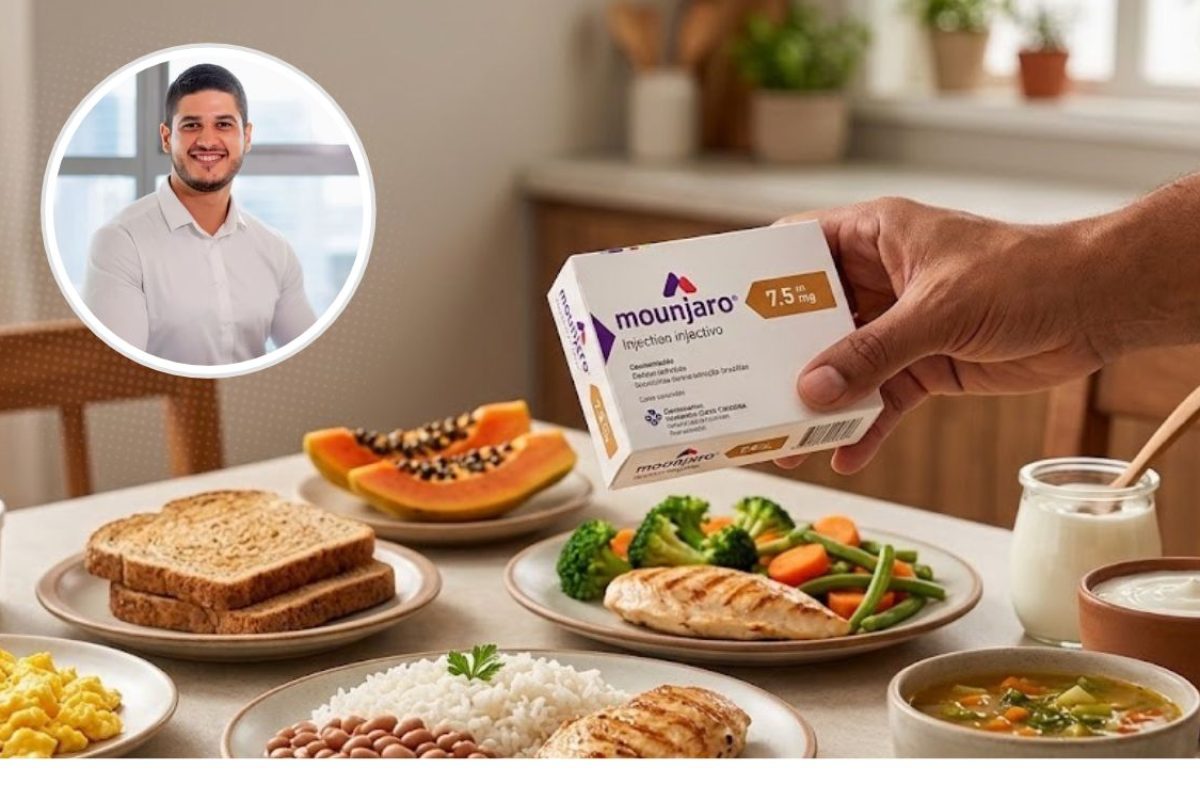 Cardápio para quem toma Mounjaro.