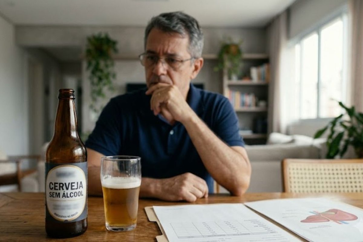 Cerveja sem álcool faz mal para o fígado