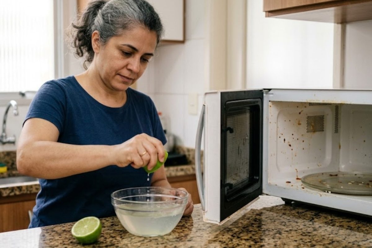 Como limpar o micro-ondas com segurança