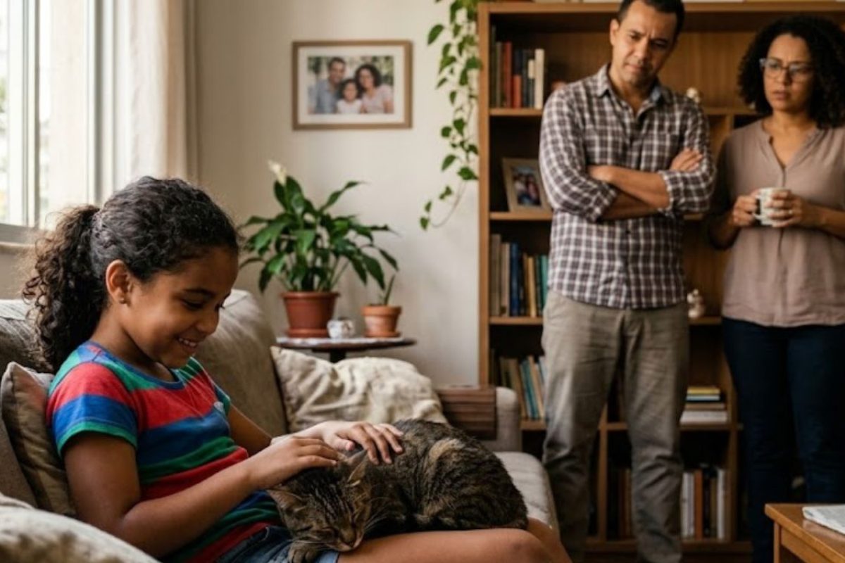Criança com asma pode ter gato