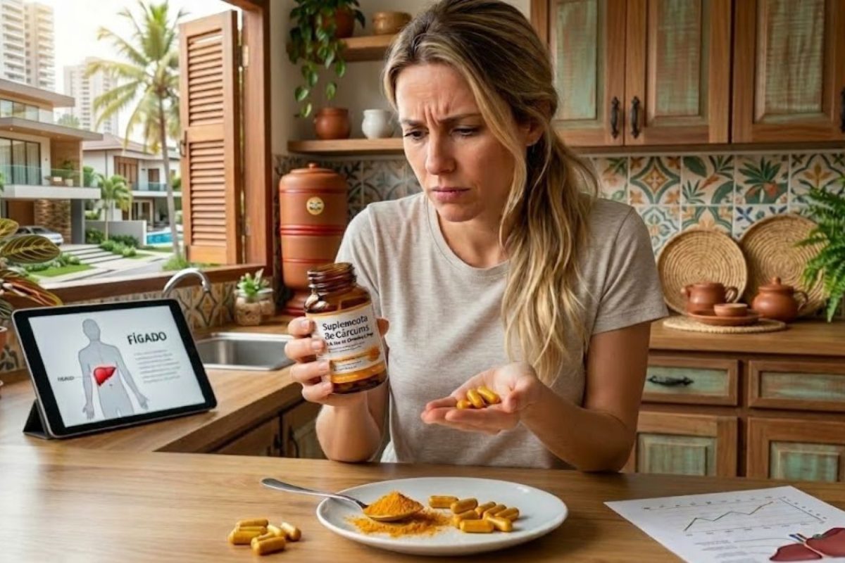 Cúrcuma faz mal ao fígado