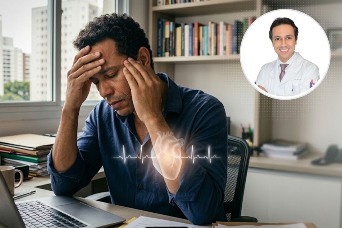 Estresse crônico pode adoecer o coração.