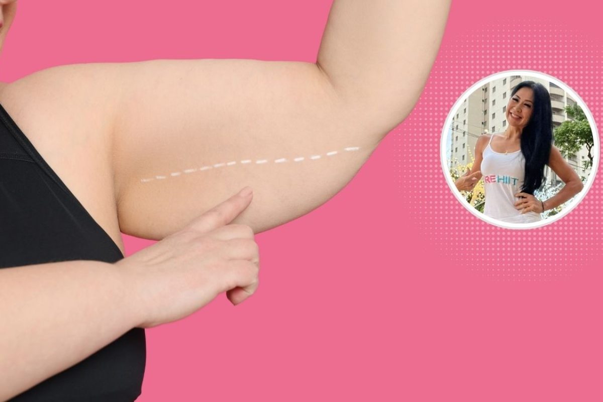 Exercício para braços flácidos.