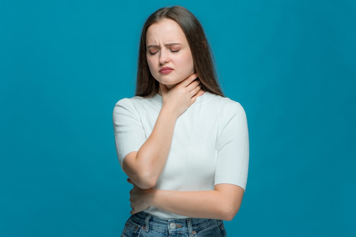 Garganta querendo inflamar