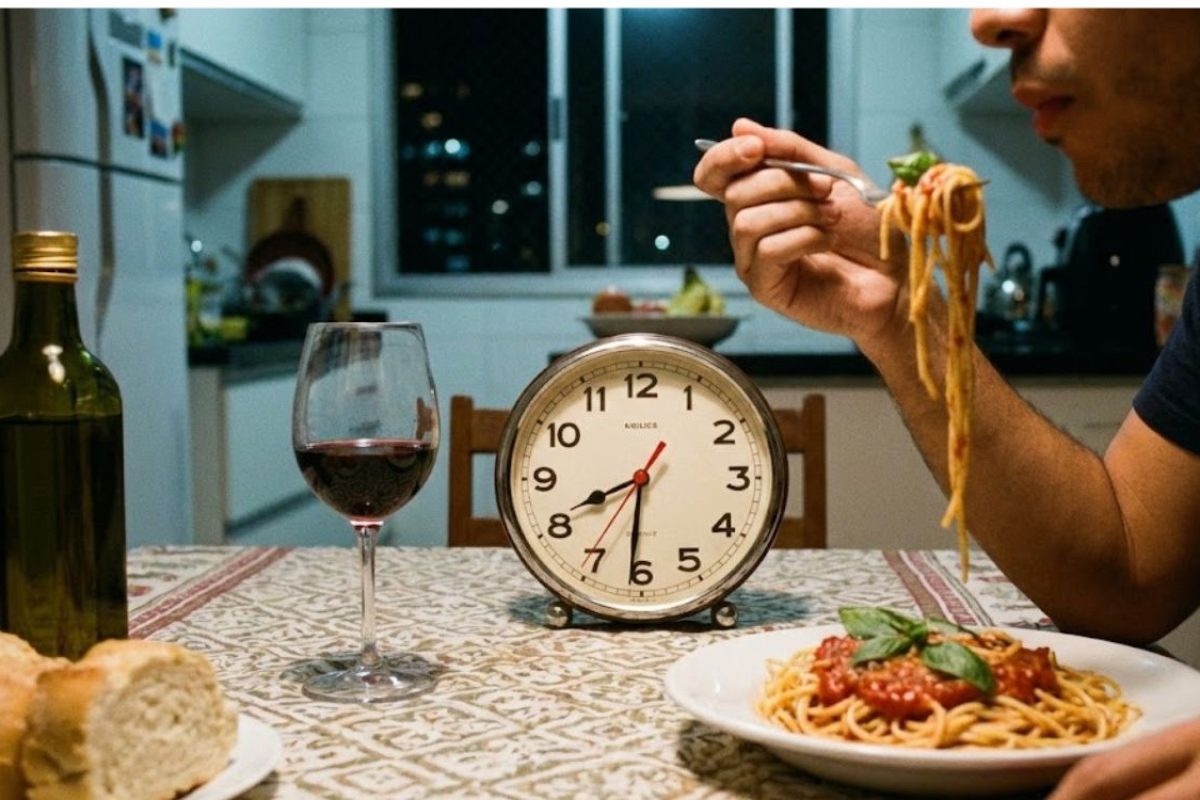 Jantar tarde faz mal _ Imagem_ SaúdeLab