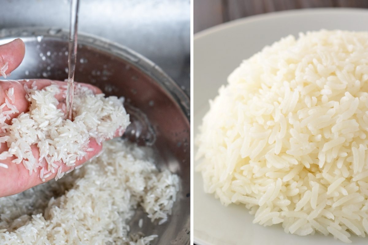 Lavar o arroz antes do preparo ou não