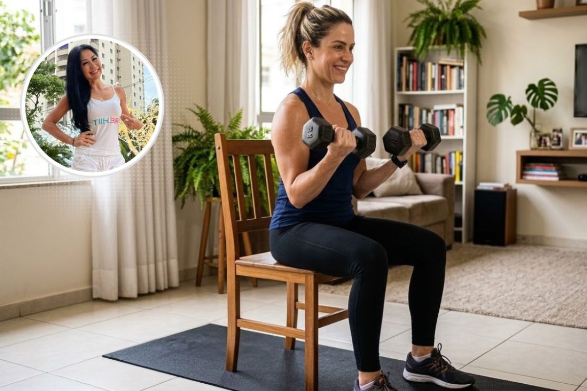 Musculação em casa.