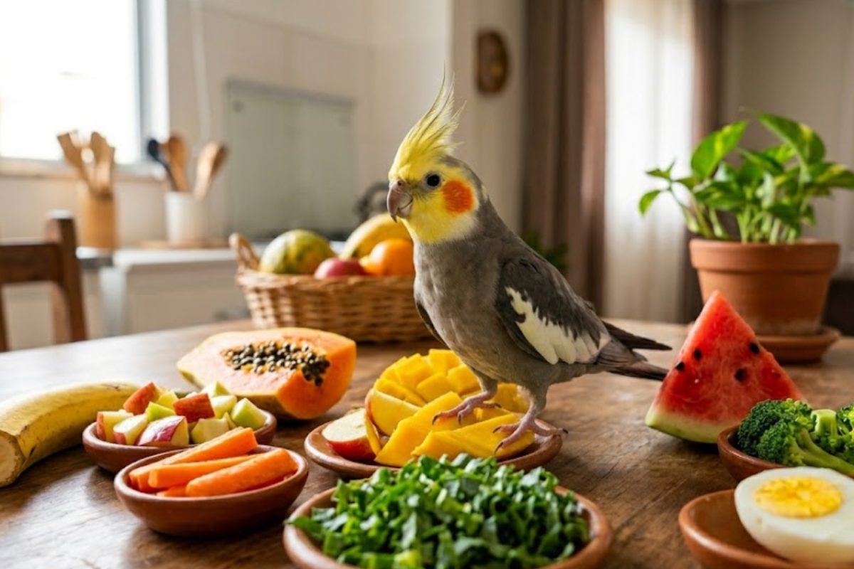 O que calopsita pode comer