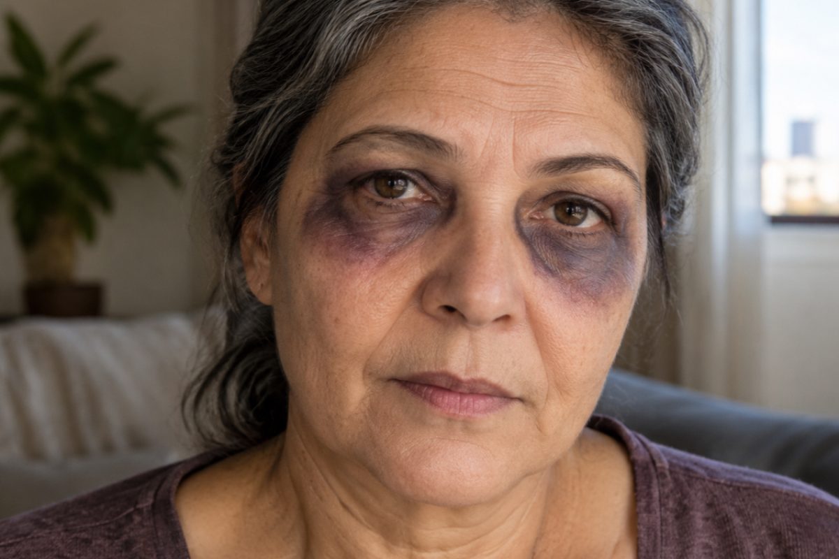 Olhos de guaxinim