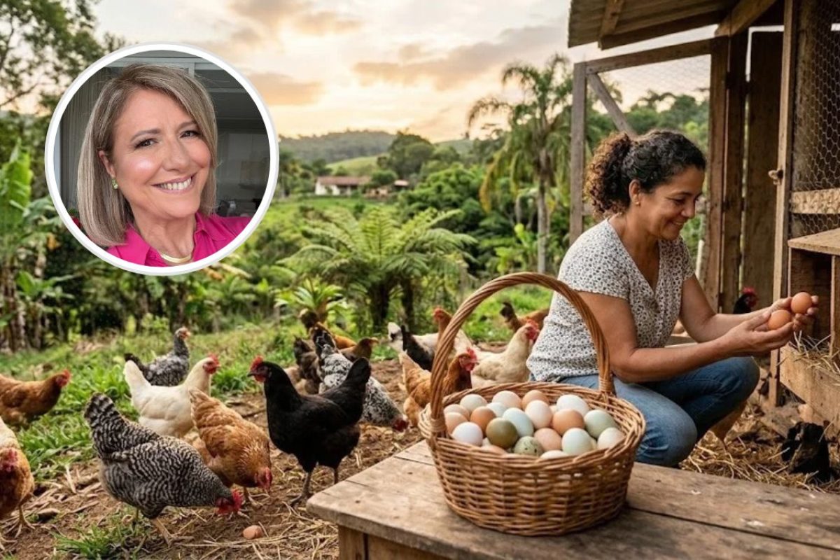 Ovos orgânicos.