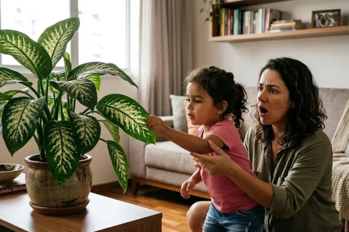 Planta comigo-ninguém-pode é venenosa