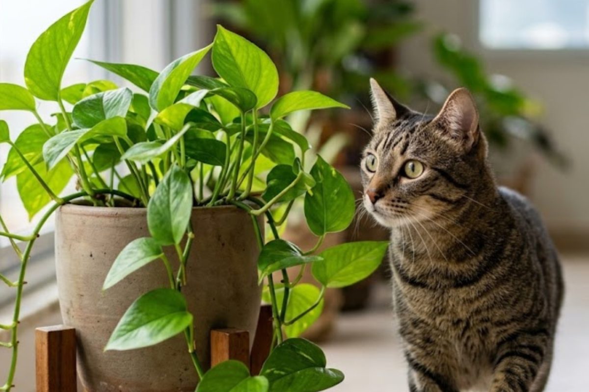 Planta jiboia é tóxica para gatos